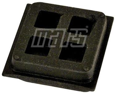 52117 RUBBER VIBRATION PAD 2X2 (19709) - Condenser and Vibration Pads
